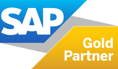 Logo SAP Gold Partner: un simbolo di prestigio e competenza nel mondo SAP. Indica che l'azienda che lo utilizza ha soddisfatto i rigorosi standard di qualità e capacità tecnica stabiliti da SAP