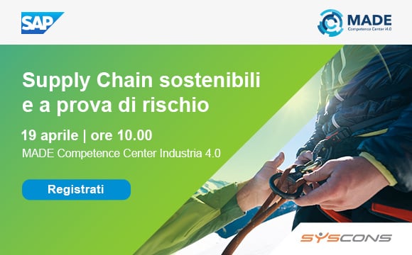 Supply Chain Sostenibili e a prova di Rischio