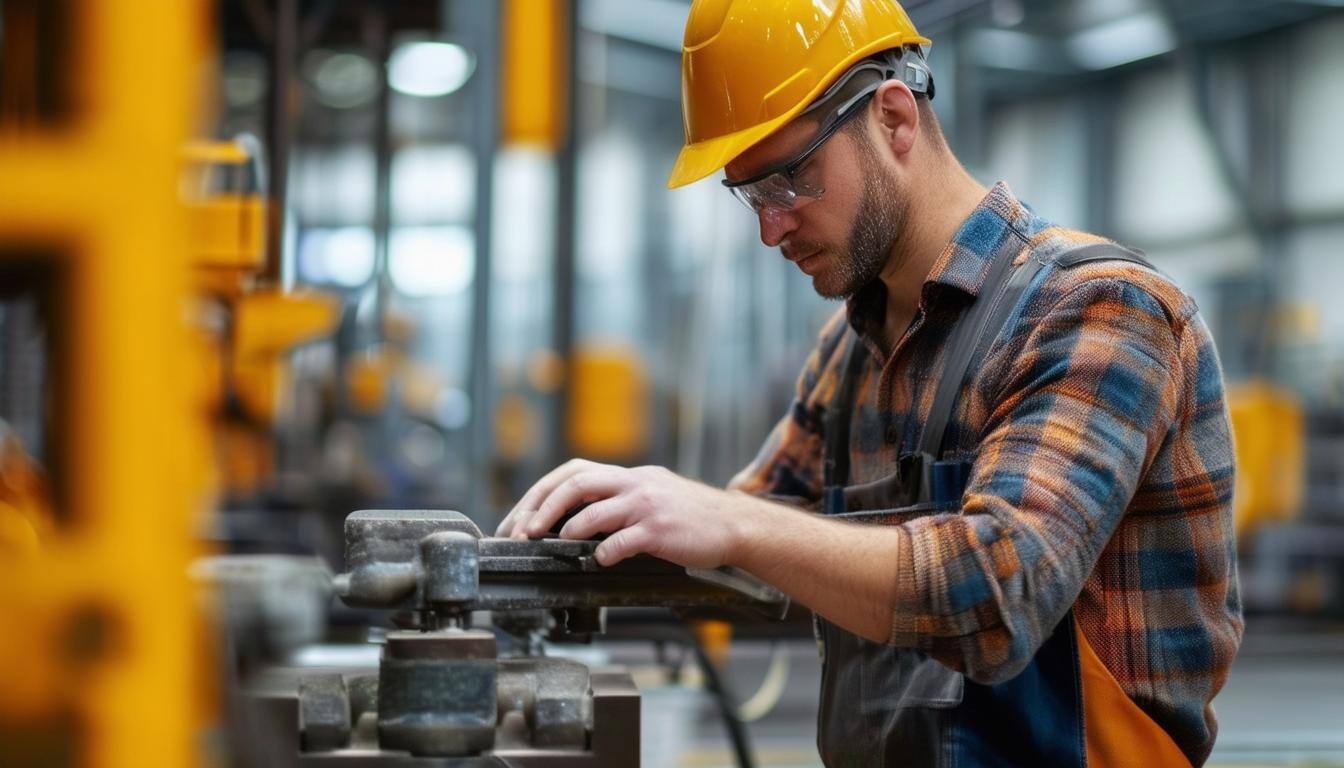 man at work in industry