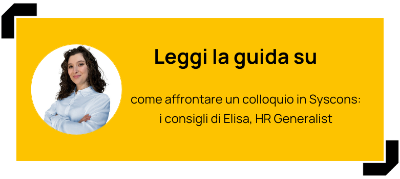 Articolo di blog su come affrontare un colloquio in Syscons