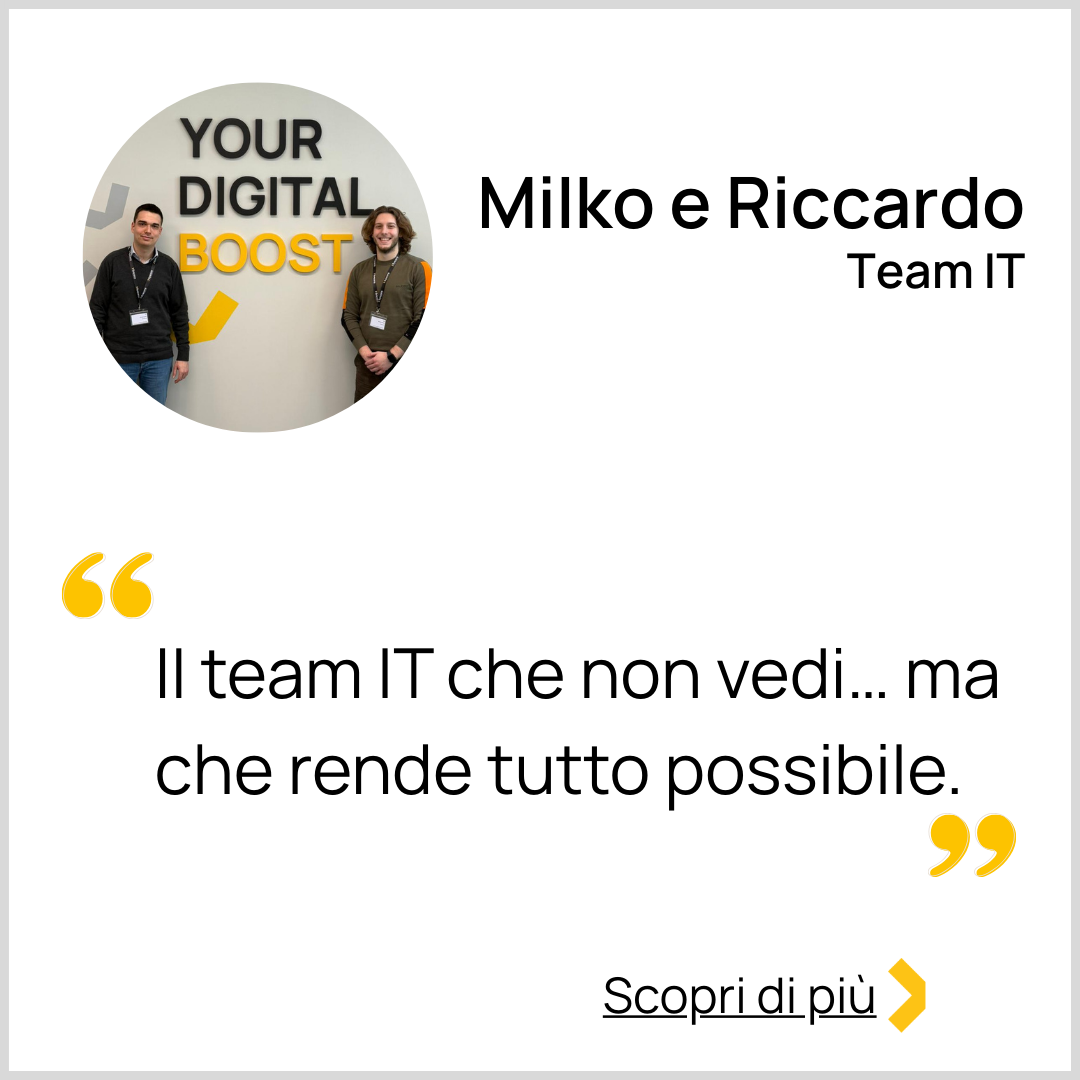 La storia di Milko e Riccardo La storia di Milko e Riccardo